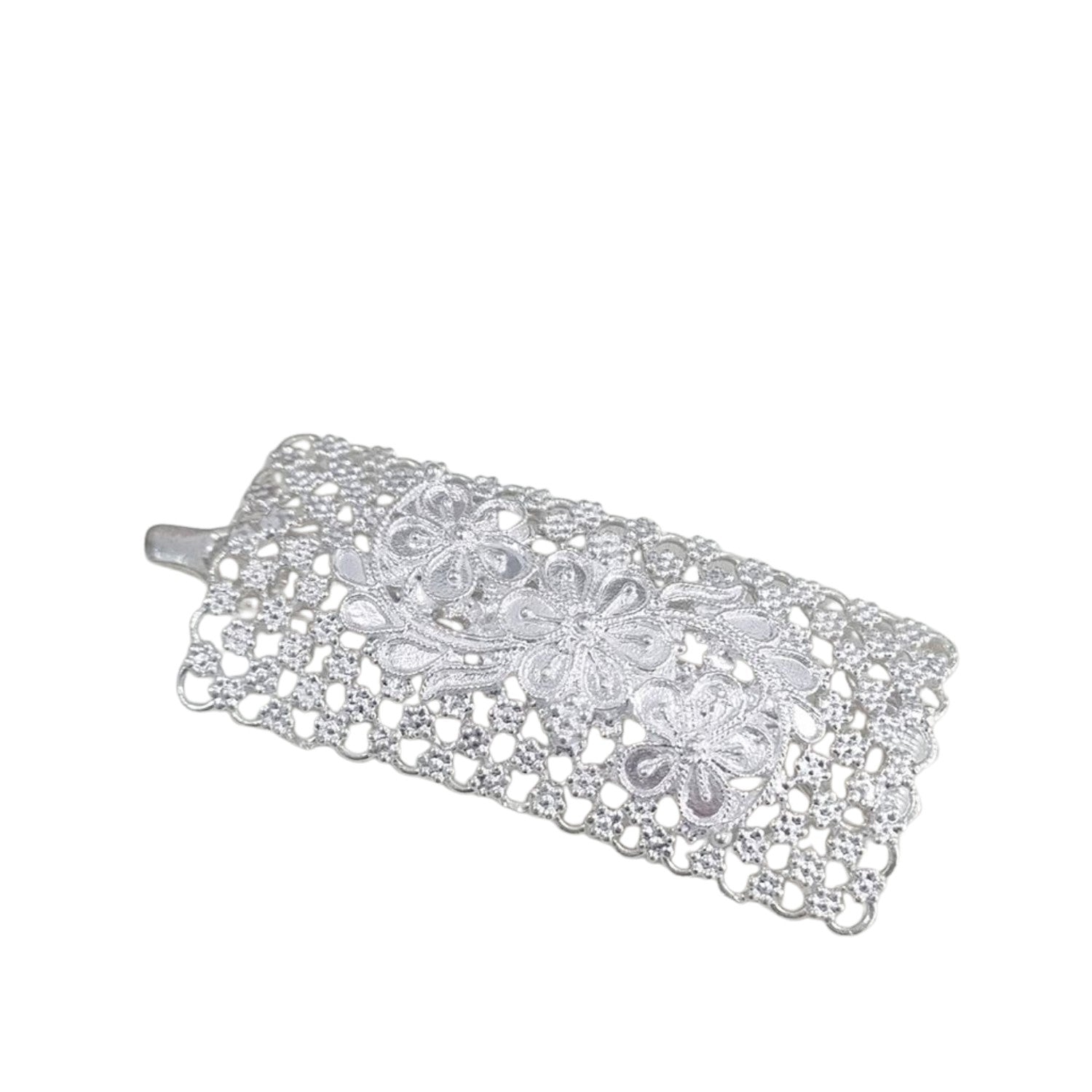 Handcrafted 925 Sterling Silver Hair Clips 2