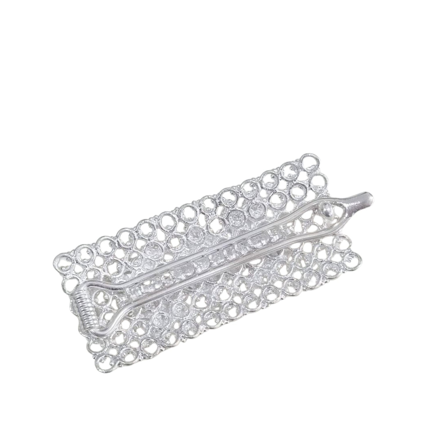 Handcrafted 925 Sterling Silver Hair Clips 2