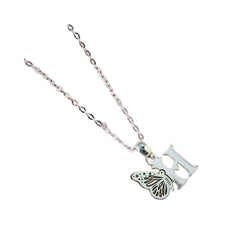 Handcrafted 925 Sterling Silver Letter Pendant Necklace