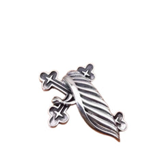    Handcrafted 925 Sterling Silver Men's Cross Pendant