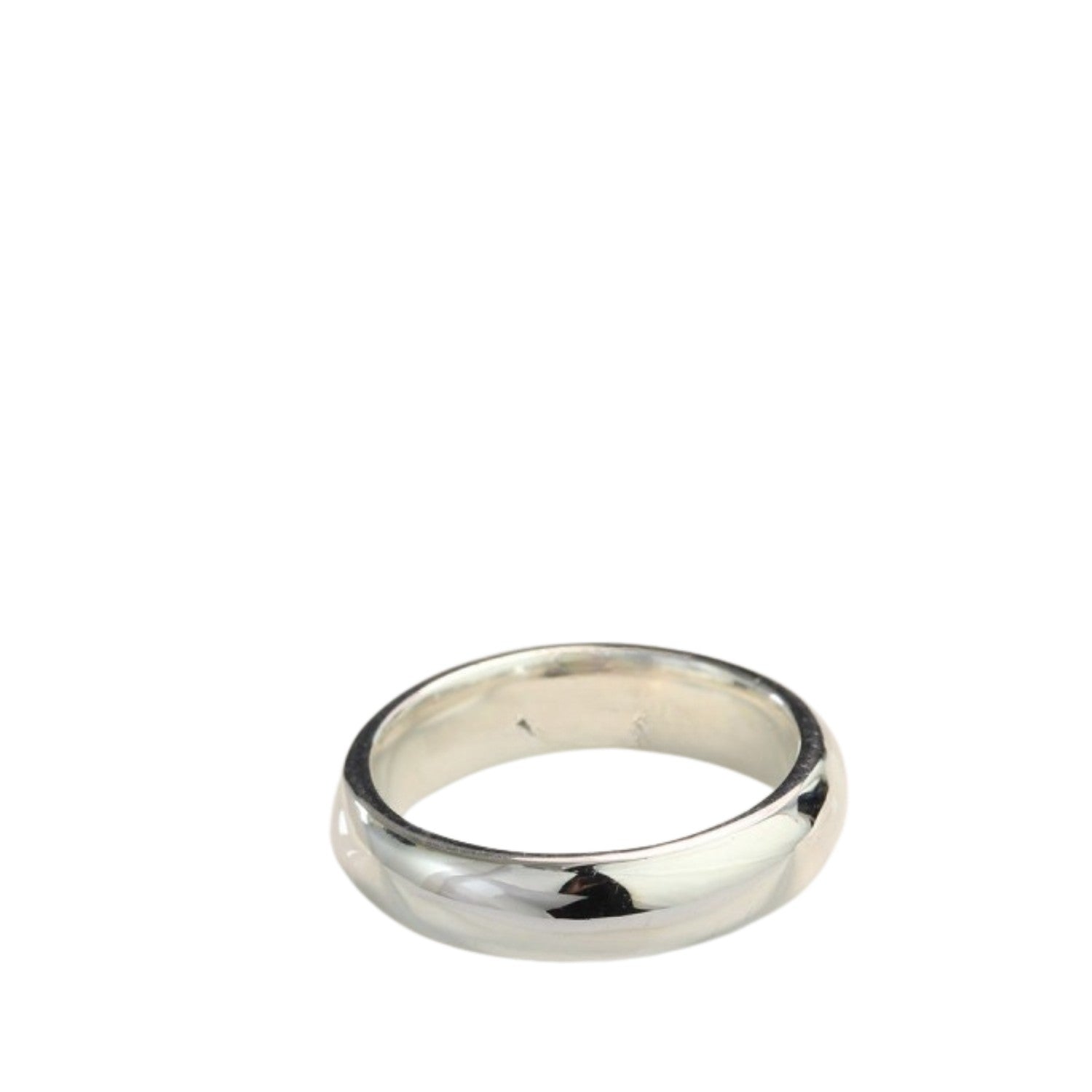 Handcrafted 925 Sterling Silver Men's Plain Round Ring