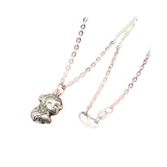 Handcrafted 925 Sterling Silver Monkey Pendant Necklace