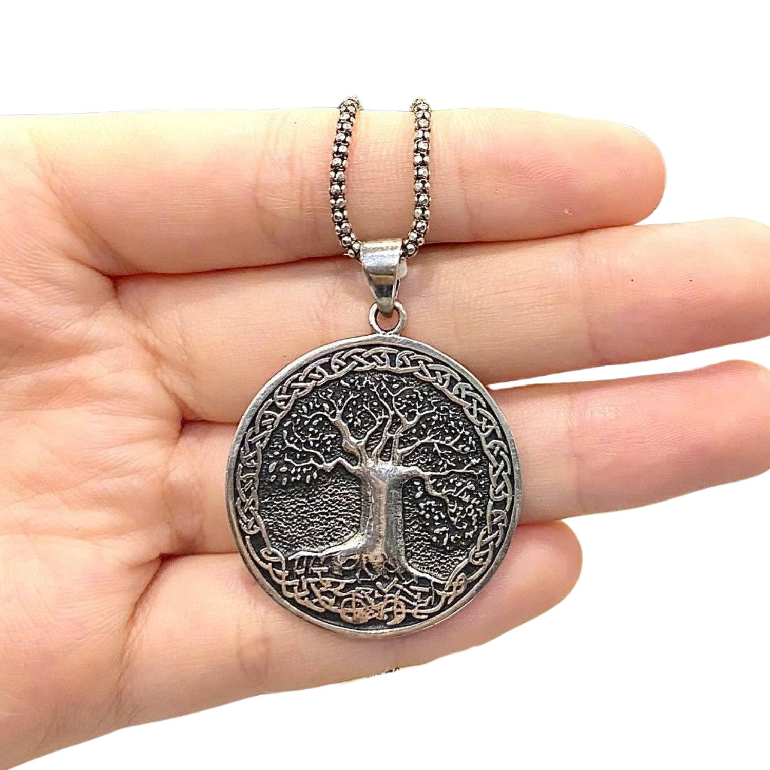 Handcrafted 925 Sterling Silver Pendant 35