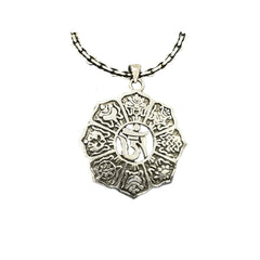 Handcrafted 925 Sterling Silver Pendant 36