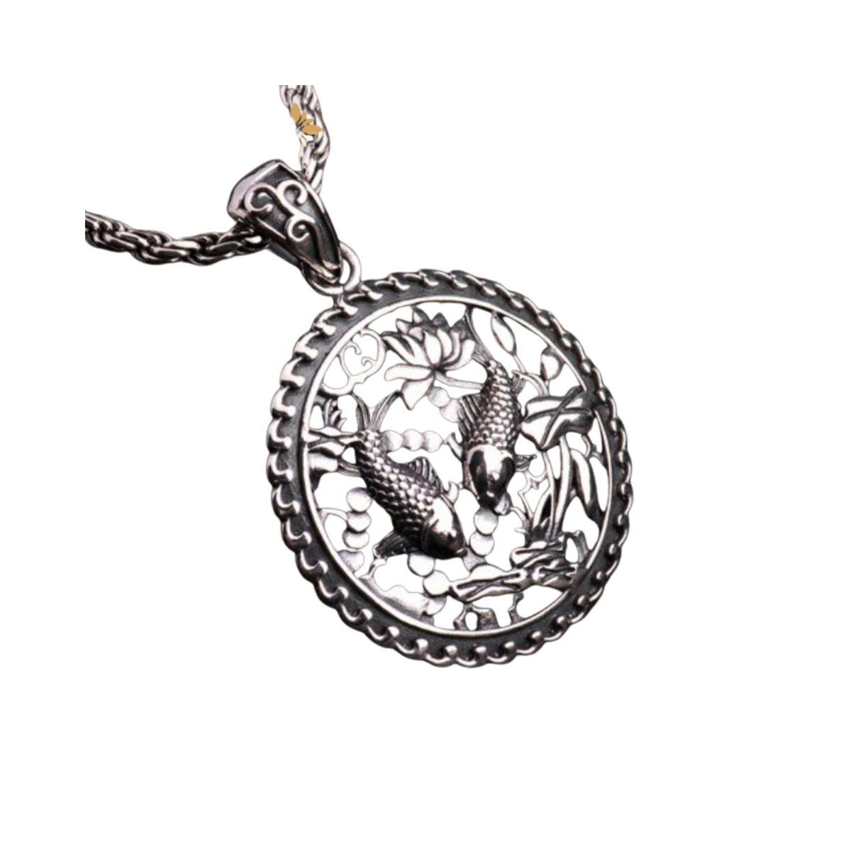 Handcrafted 925 Sterling Silver Pendant 42