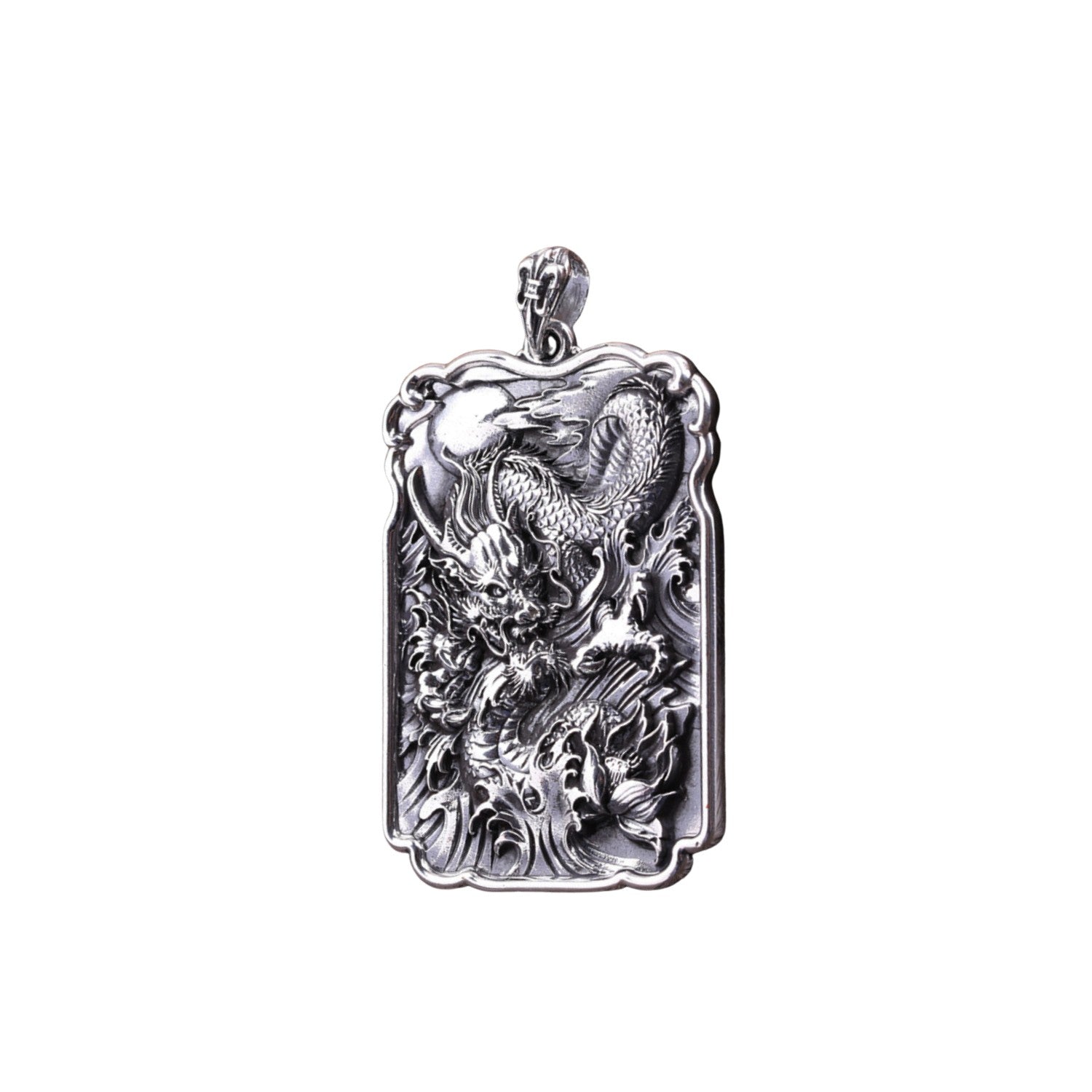 Handcrafted 925 Sterling Silver Pendant 45