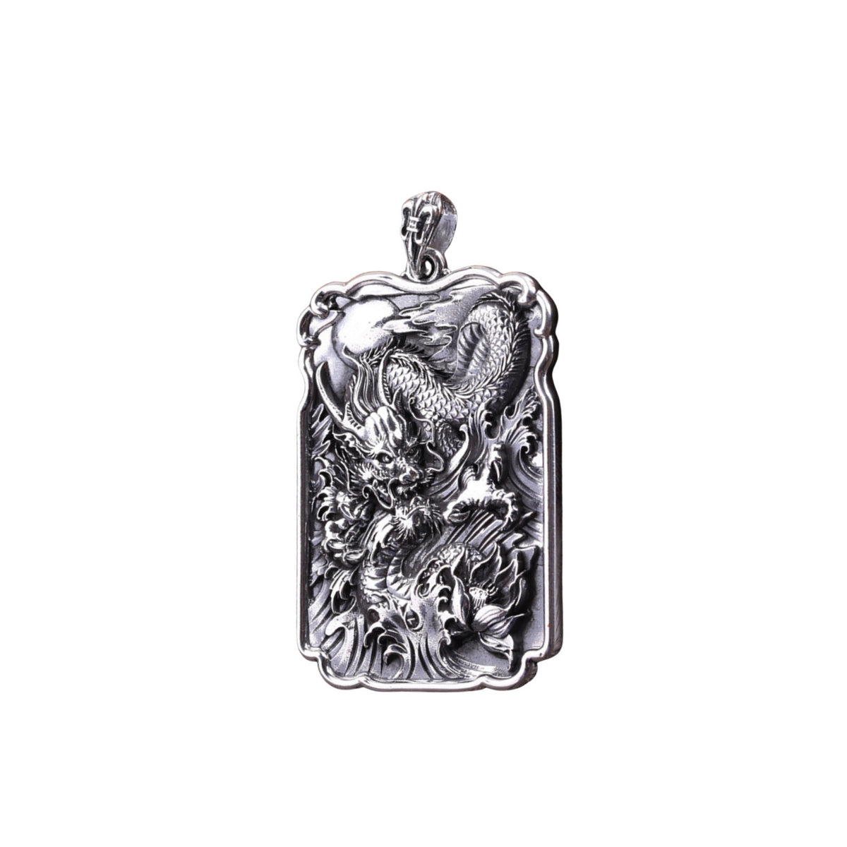 Handcrafted 925 Sterling Silver Pendant 45