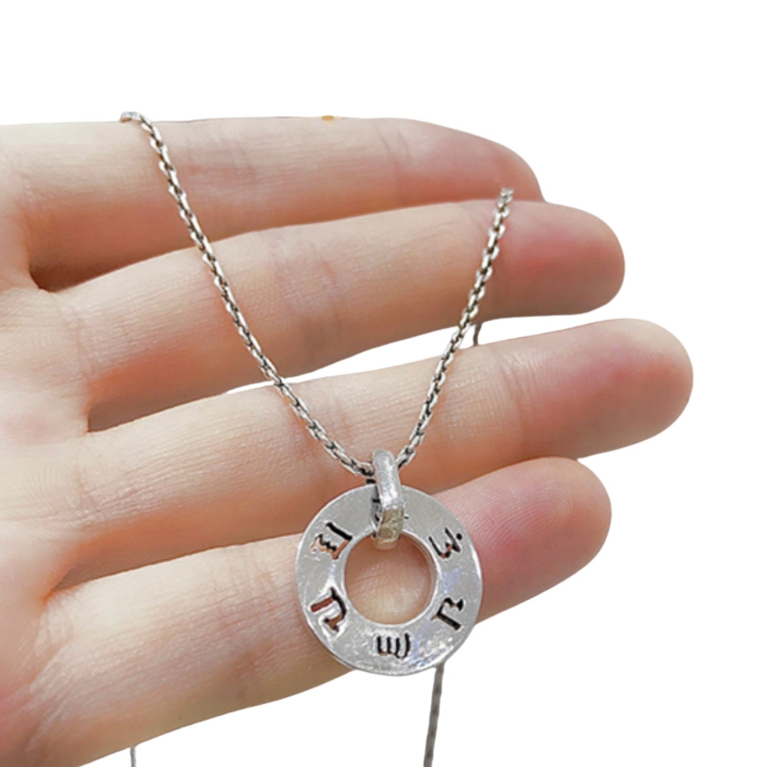Handcrafted 925 Sterling Silver Pendant 46