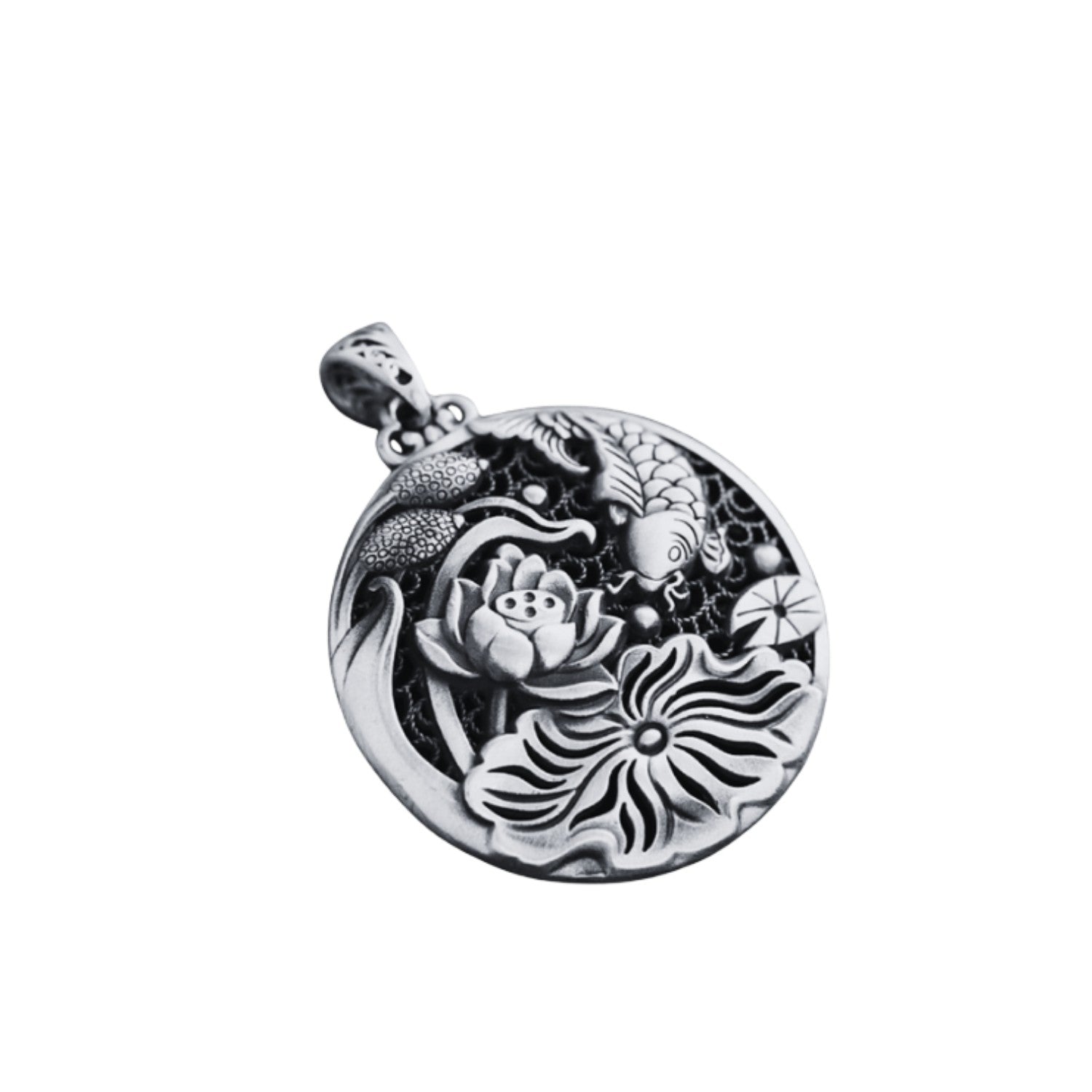 Handcrafted 925 Sterling Silver Pendant 59