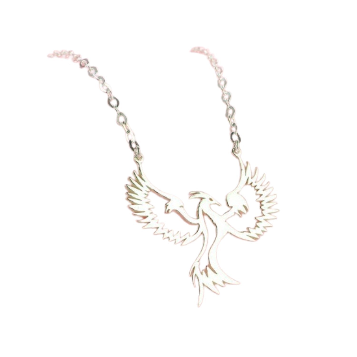 Handcrafted 925 Sterling Silver  Phoenix Pendant Necklace