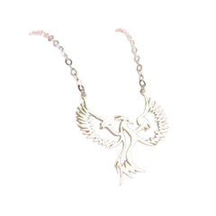 Handcrafted 925 Sterling Silver  Phoenix Pendant Necklace