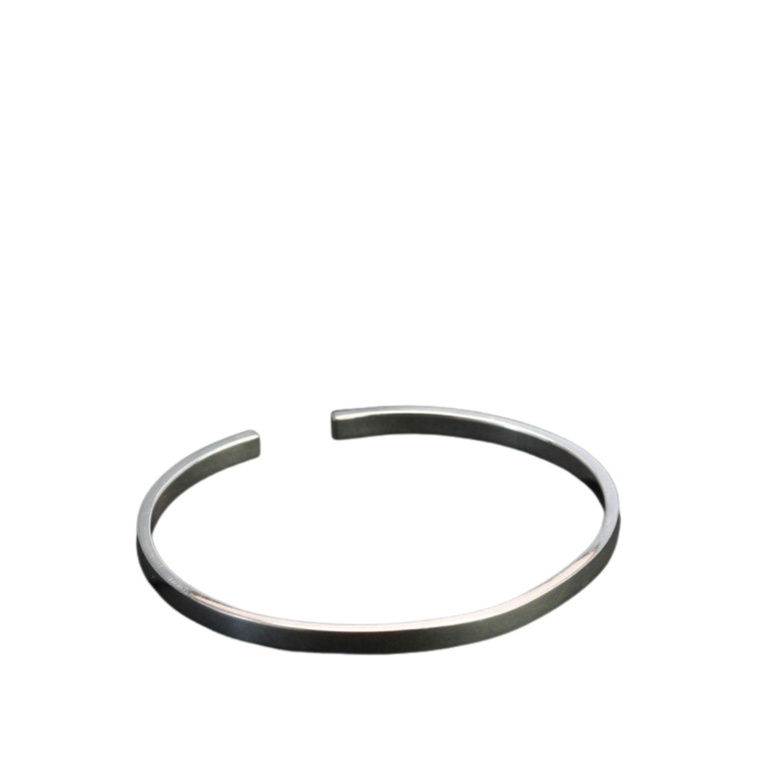Handcrafted 925 Sterling Silver Plain Men's Bracelet