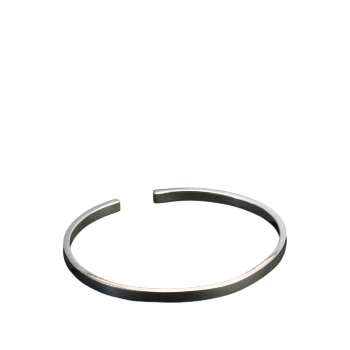 Handcrafted 925 Sterling Silver Plain Men's Bracelet