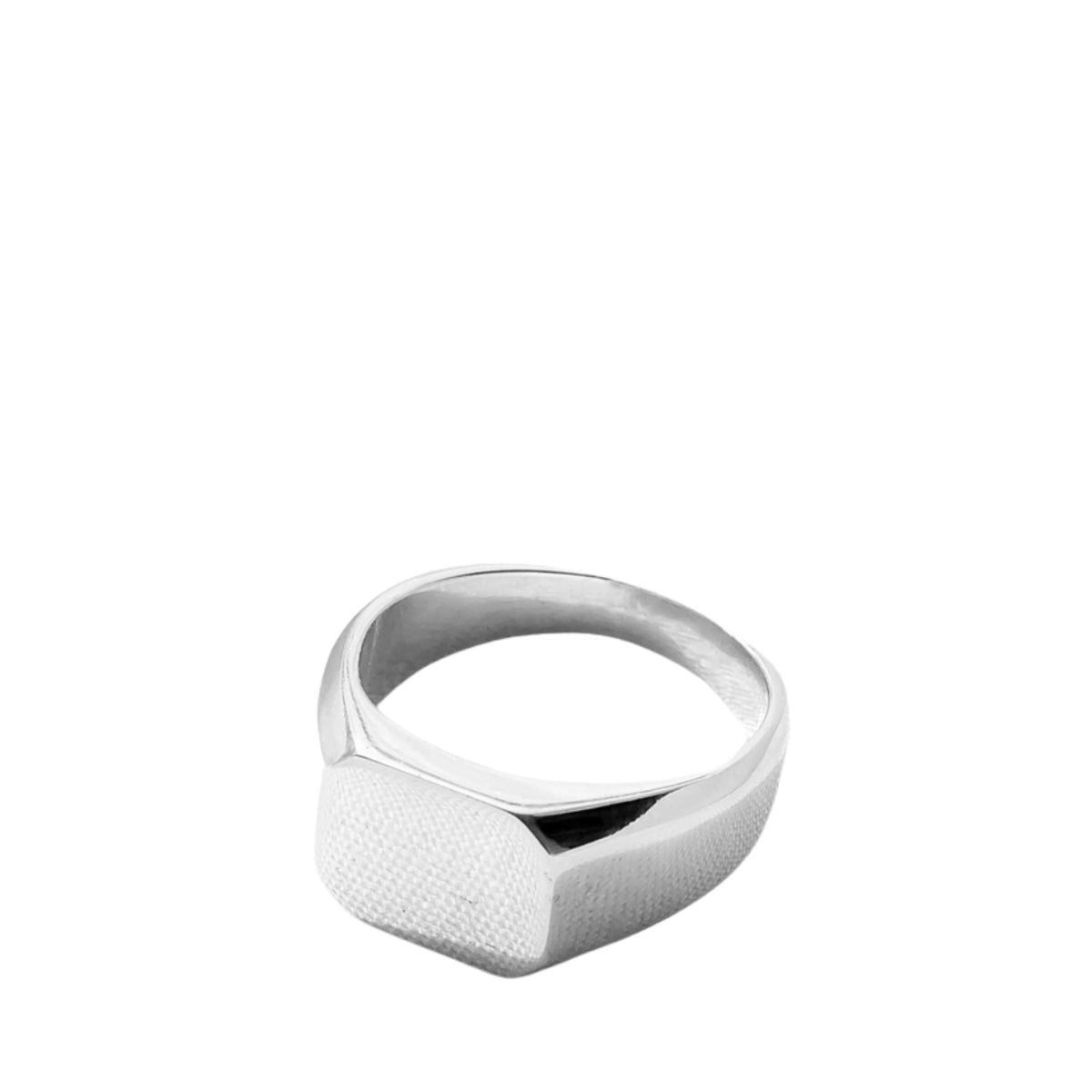 Handcrafted 925 Sterling Silver Plain Men's Ring