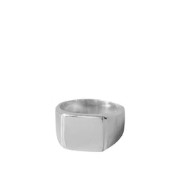 Handcrafted 925 Sterling Silver Plain Men's Ring