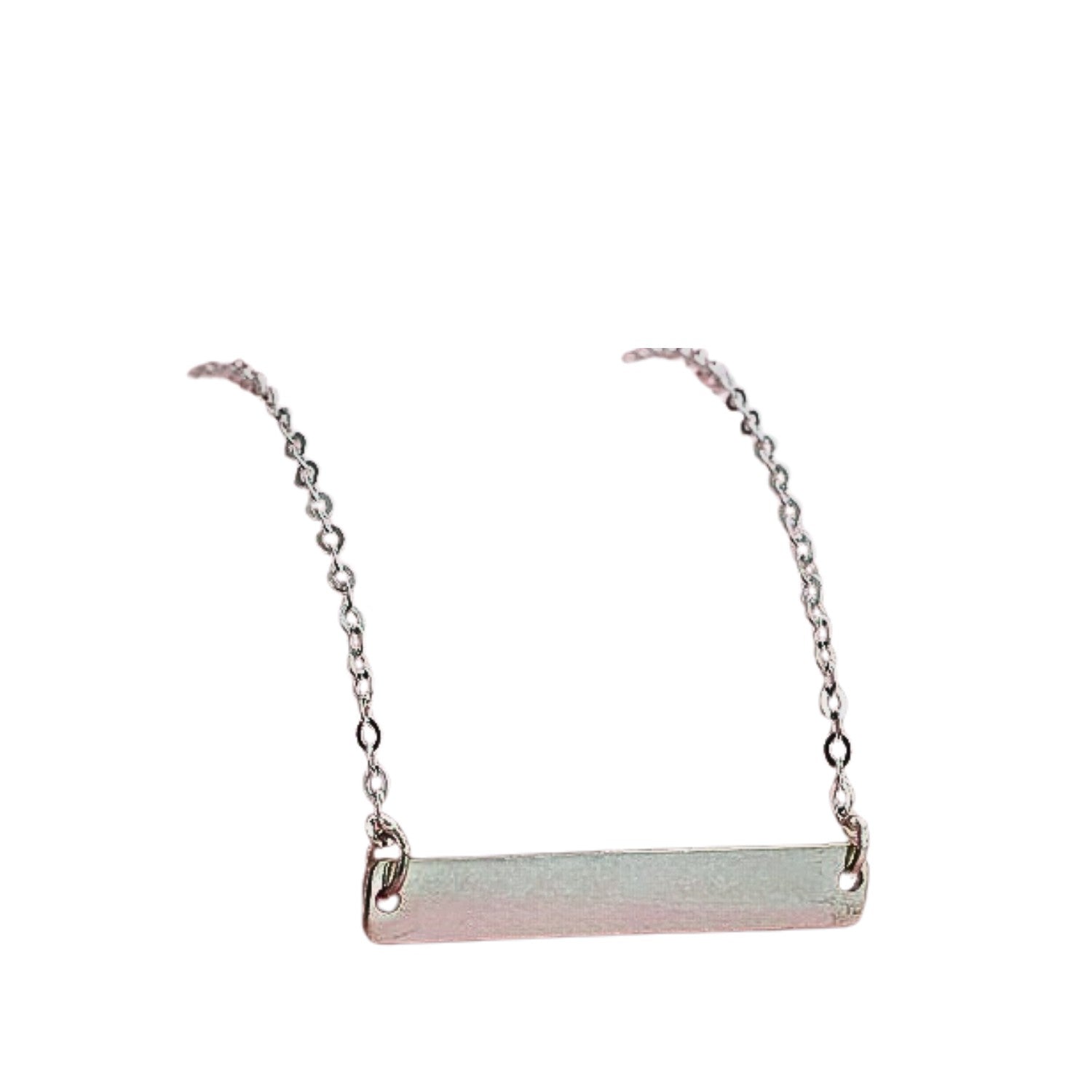 Handcrafted 925 Sterling Silver Rectangular Chain