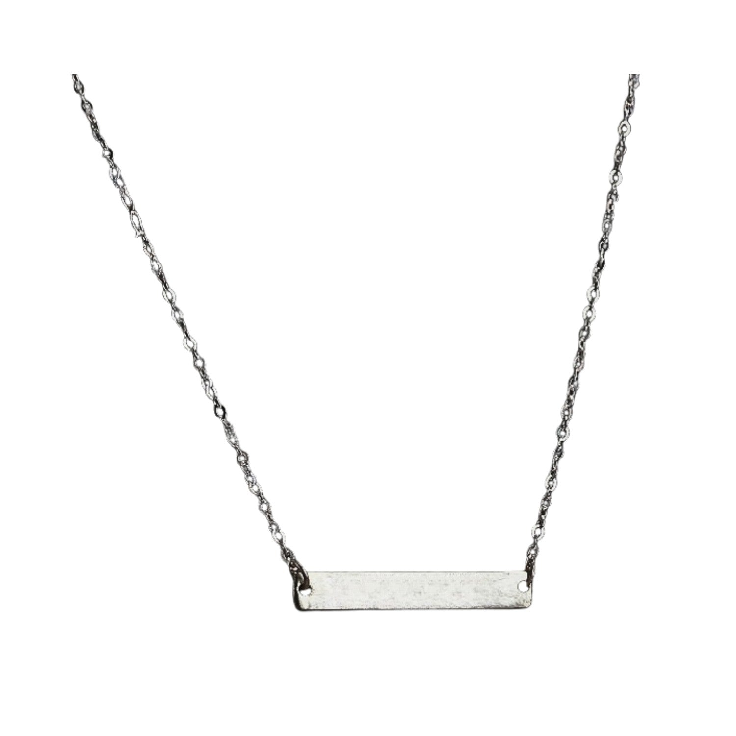 Handcrafted 925 Sterling Silver Rectangular Chain