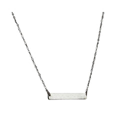 Handcrafted 925 Sterling Silver Rectangular Chain
