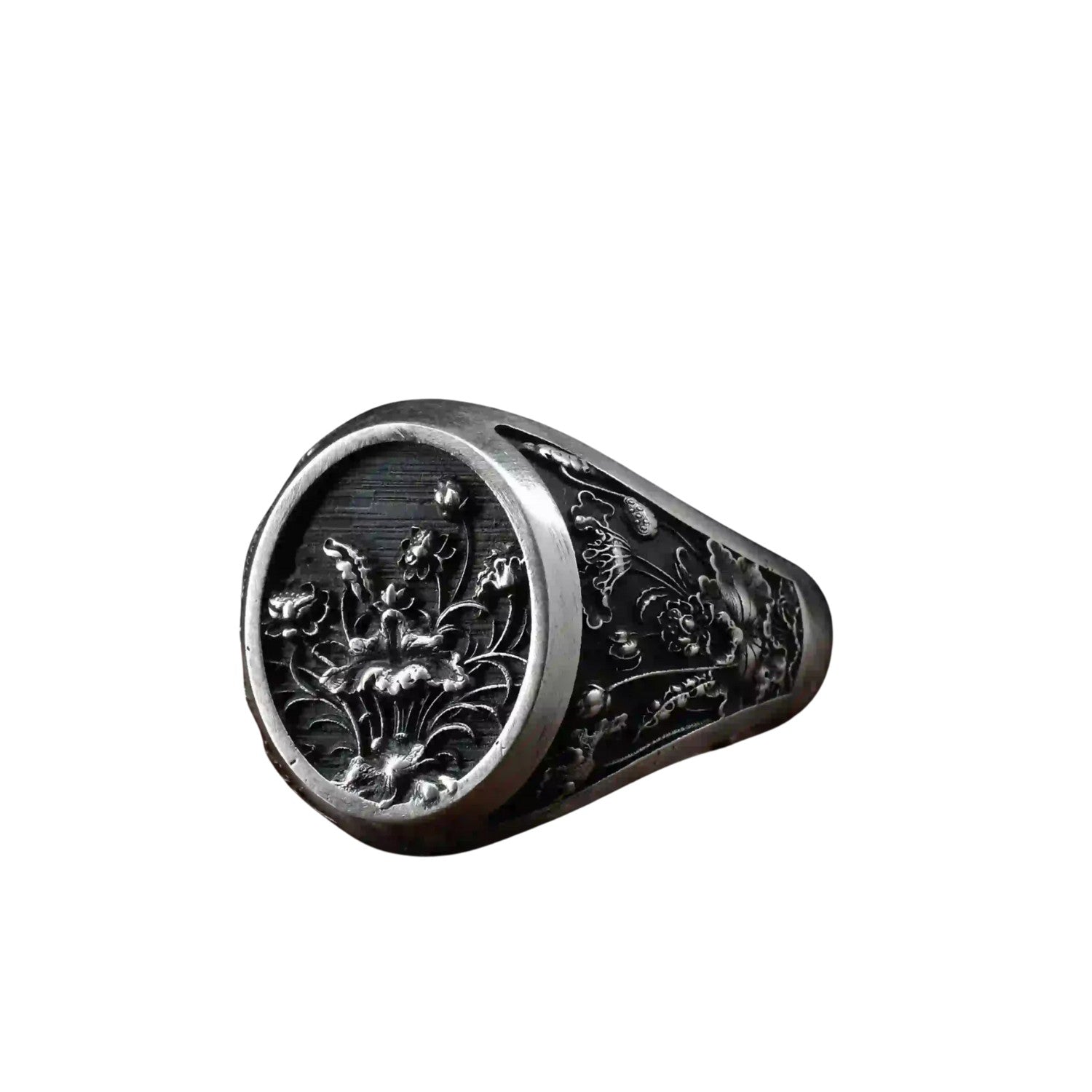 Handcrafted 925 Sterling Silver Ring 75