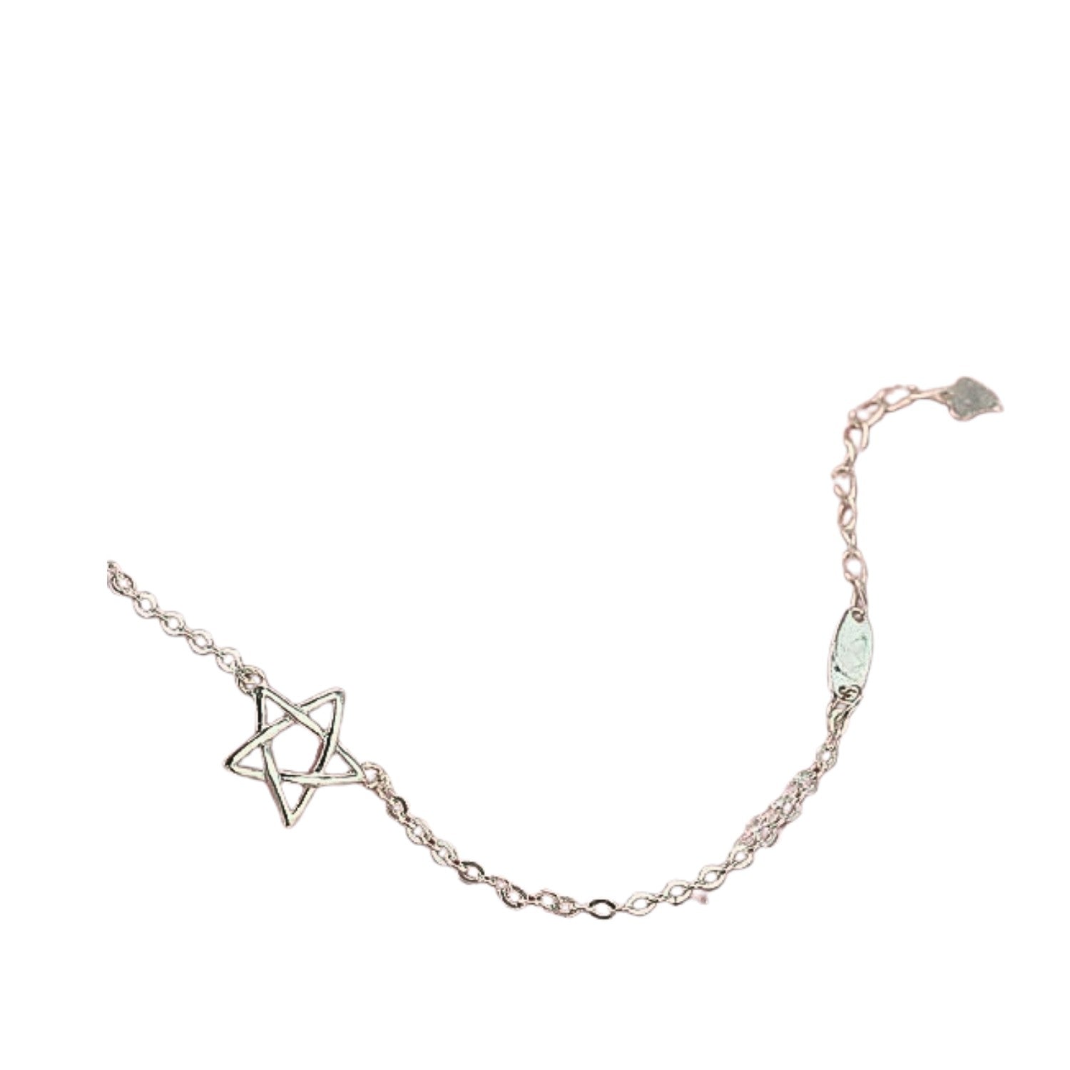Handcrafted 925 Sterling Silver Star-shaped Bracelet