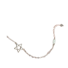 Handcrafted 925 Sterling Silver Star-shaped Bracelet