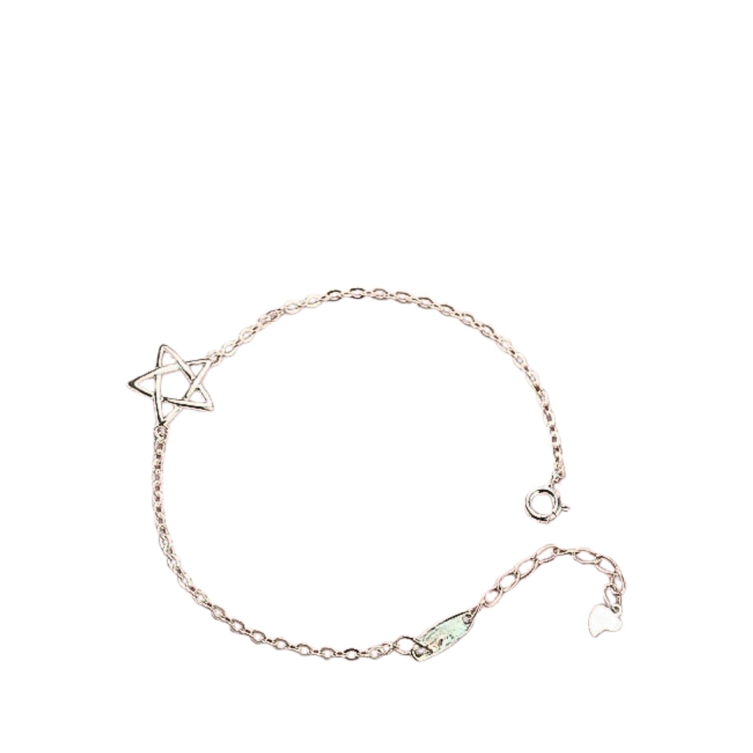 Handcrafted 925 Sterling Silver Star-shaped Bracelet