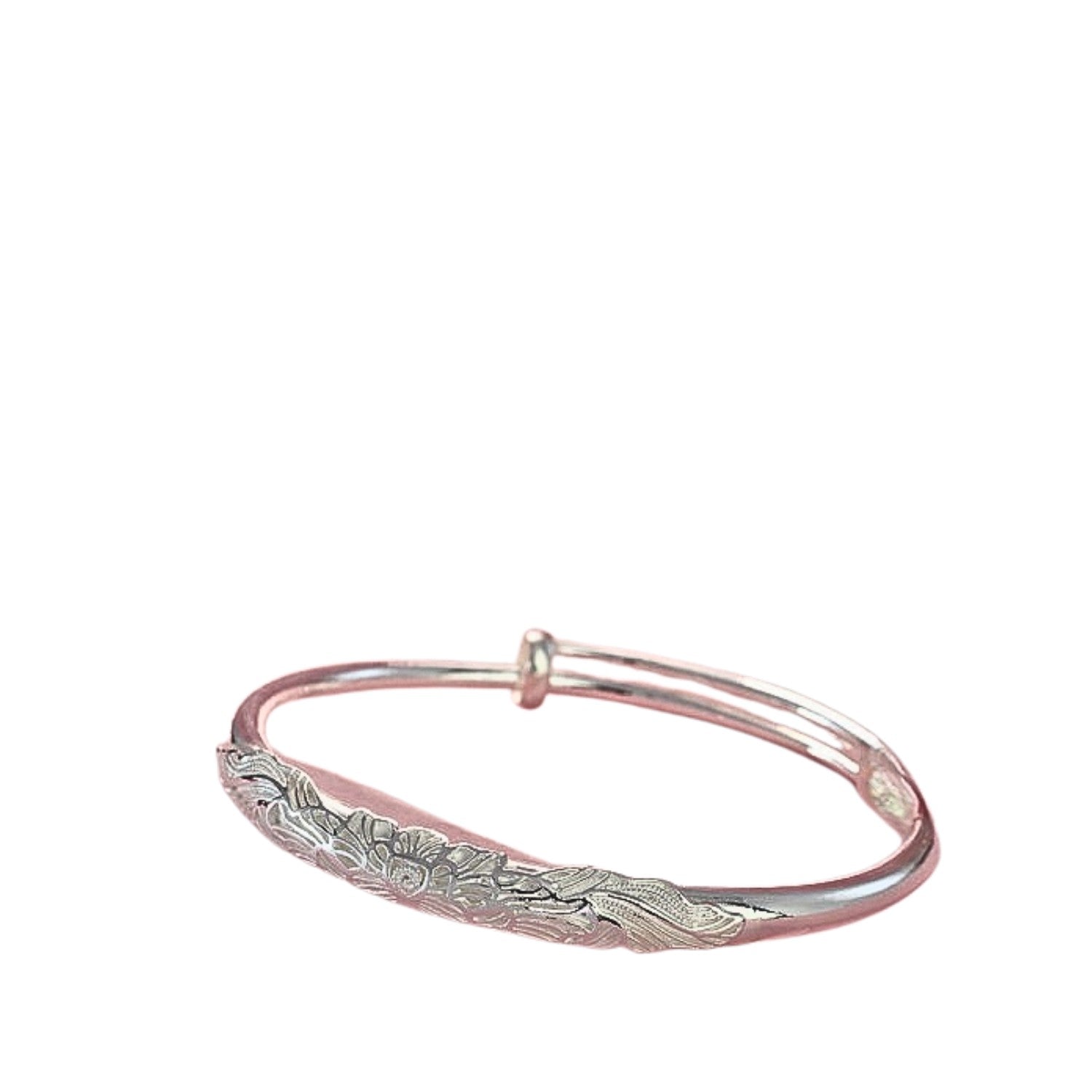 Handcrafted 925 Sterling Silver Wide Bracelet