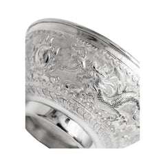 Handcrafted 999 Fine Silver Bowl 1
