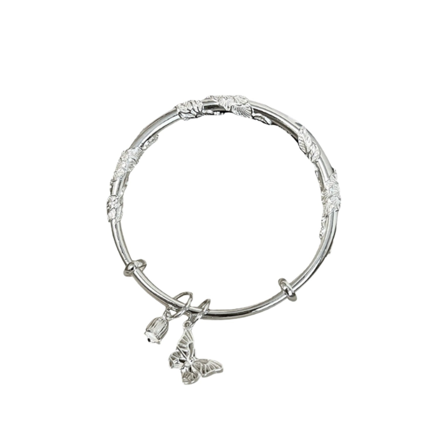 Handcrafted 999 Fine Silver Bracelet 129