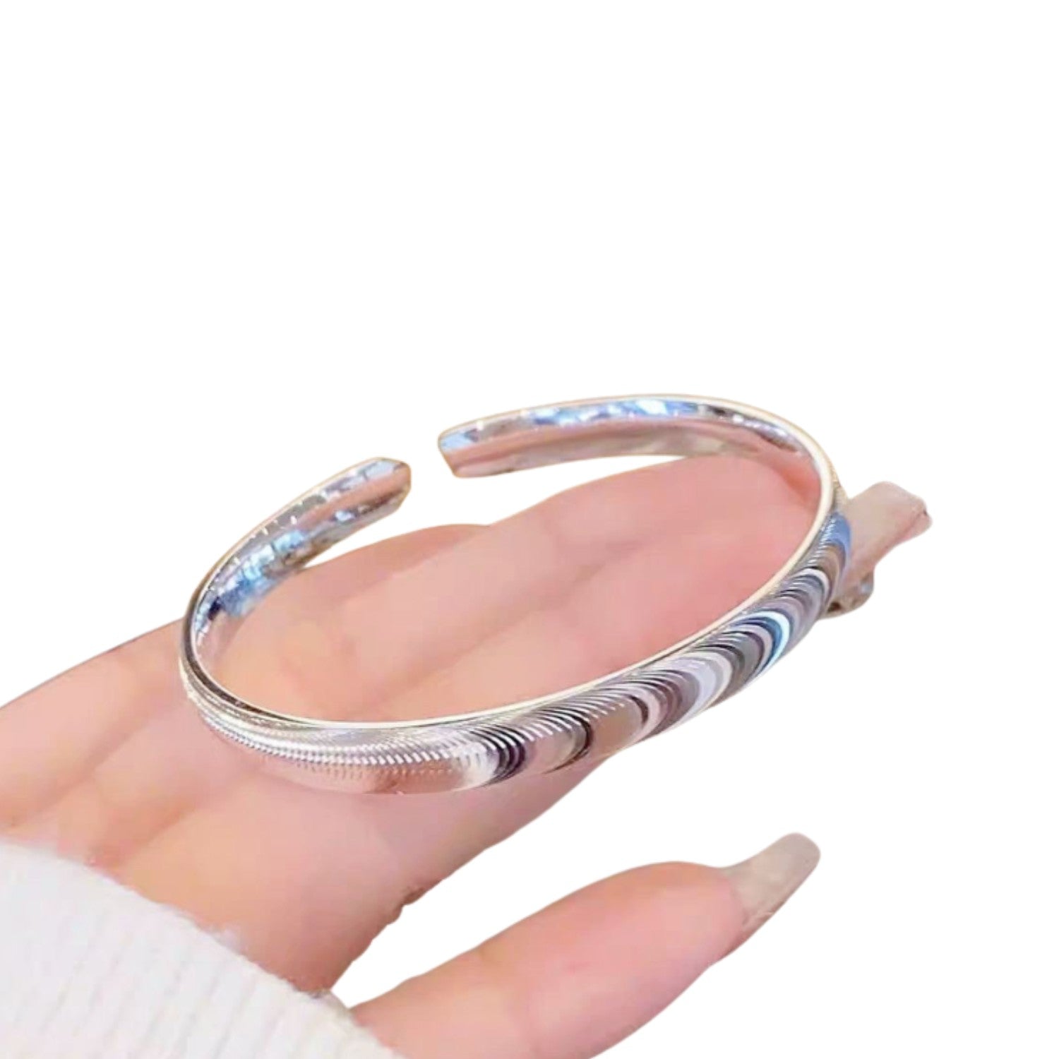 Handcrafted 999 Fine Silver Bracelet 130