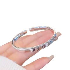 Handcrafted 999 Fine Silver Bracelet 130