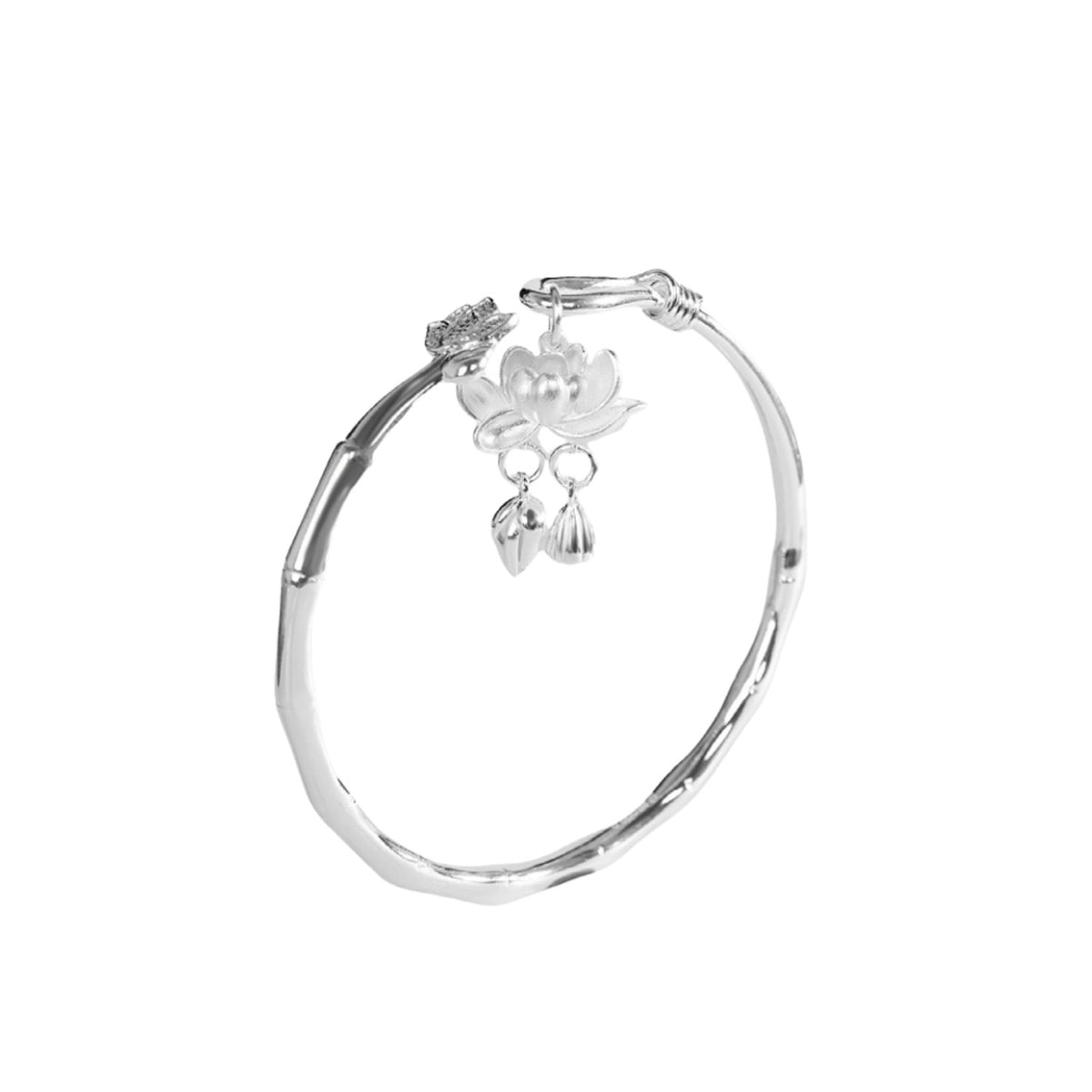 Handcrafted 999 Fine Silver Bracelet 132