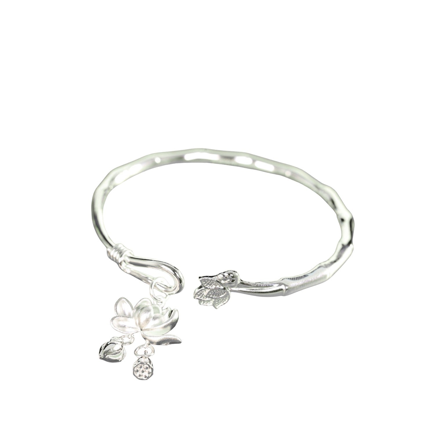 Handcrafted 999 Fine Silver Bracelet 132
