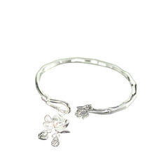 Handcrafted 999 Fine Silver Bracelet 132