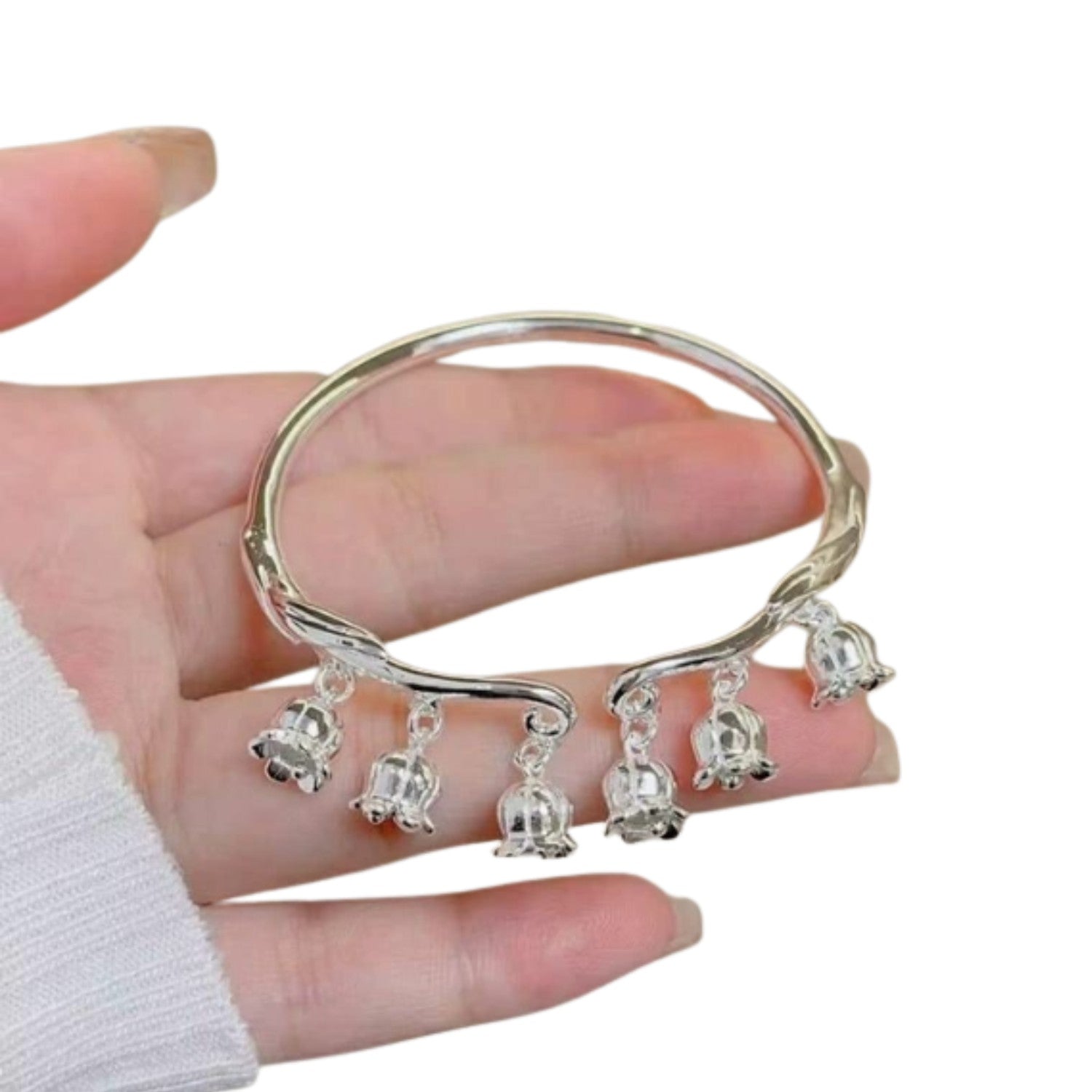 Handcrafted 999 Fine Silver Bracelet 134