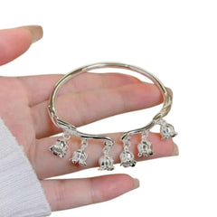 Handcrafted 999 Fine Silver Bracelet 134
