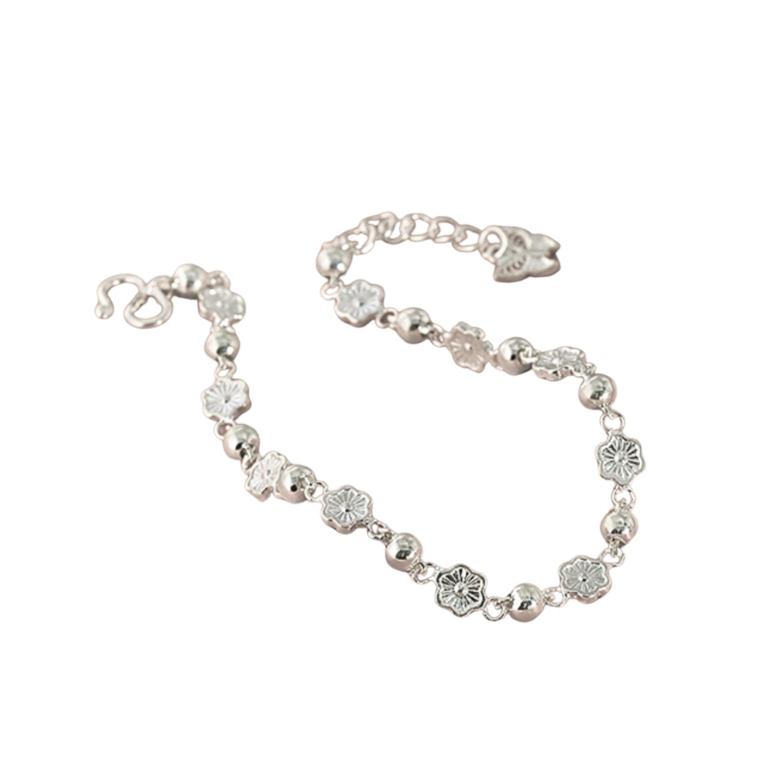 Handcrafted 999 Fine Silver Bracelet 135