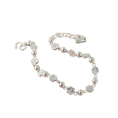 Handcrafted 999 Fine Silver Bracelet 135