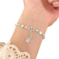 Handcrafted 999 Fine Silver Bracelet 135