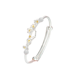 Handcrafted 999 Fine Silver Bracelet 138