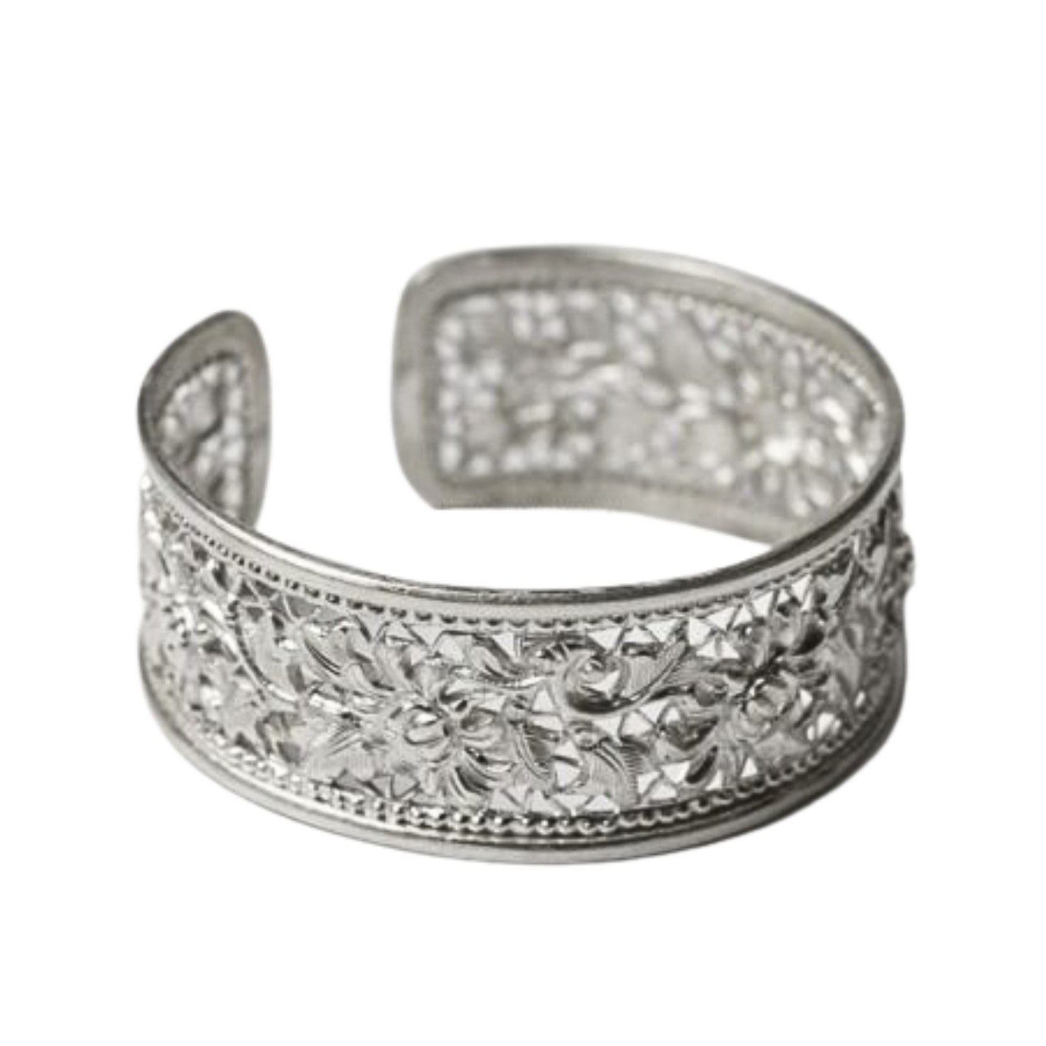 Handcrafted 999 Fine Silver Bracelet 14