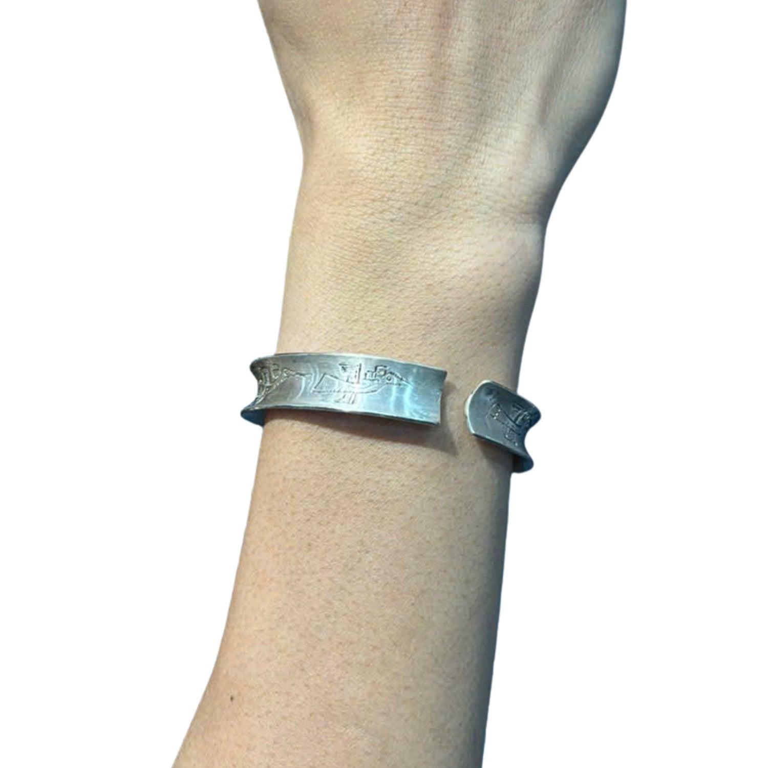 Handcrafted 999 Fine Silver Bracelet 19