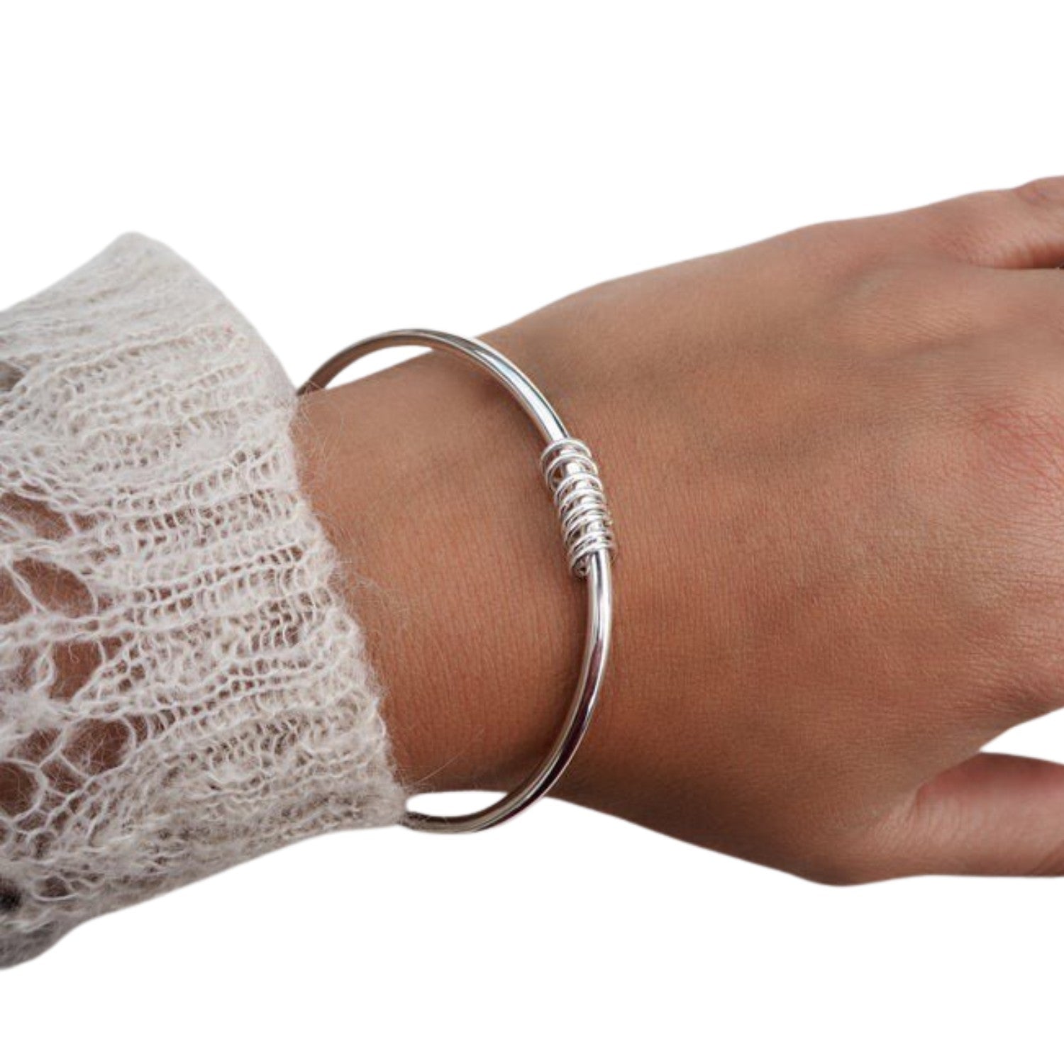 Handcrafted 999 Fine Silver Bracelet 34