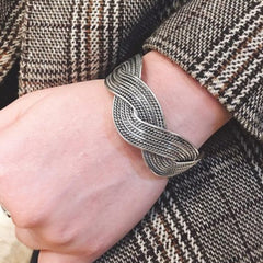 Handcrafted 999 Fine Silver Bracelet 35