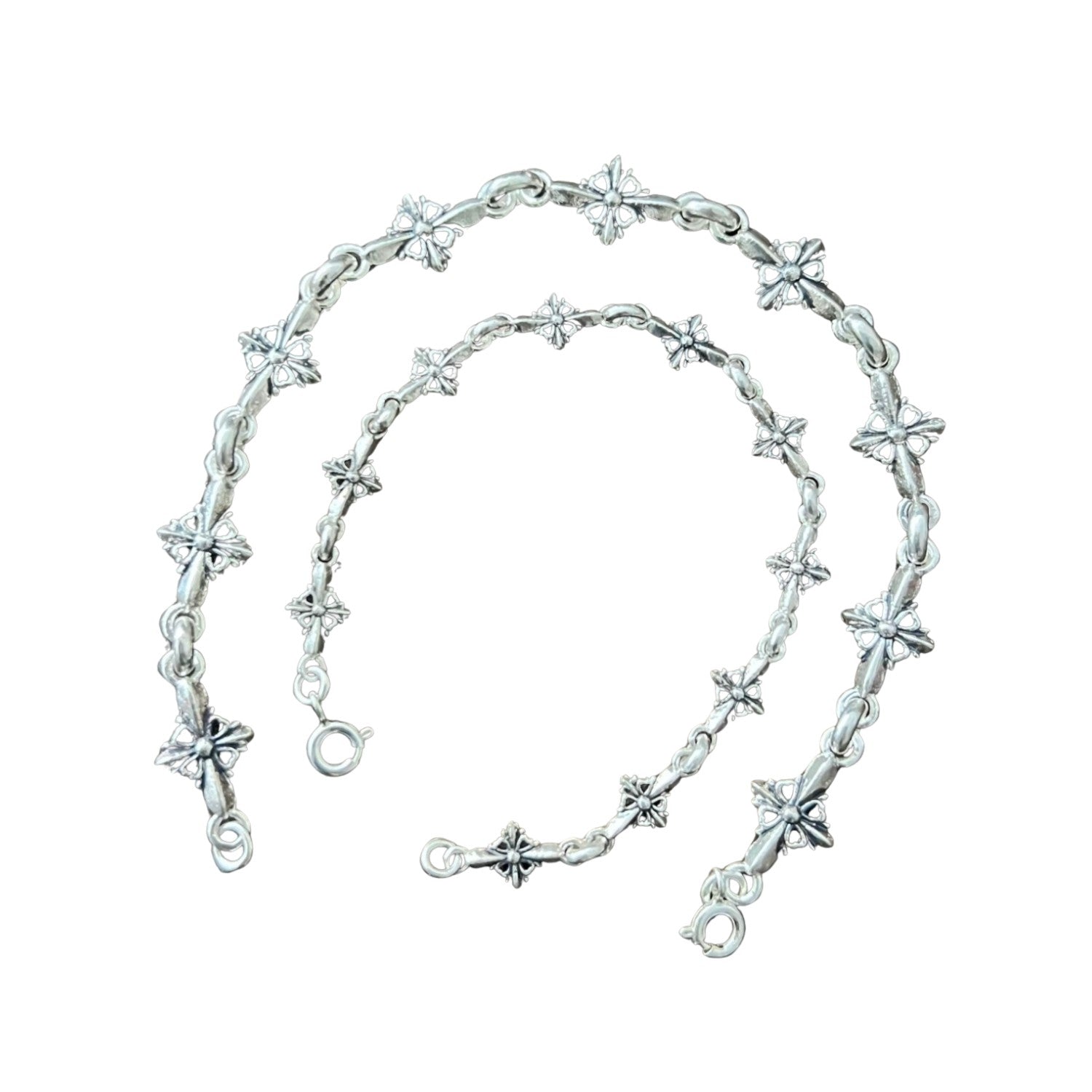 Handcrafted 999 Fine Silver Bracelet 42
