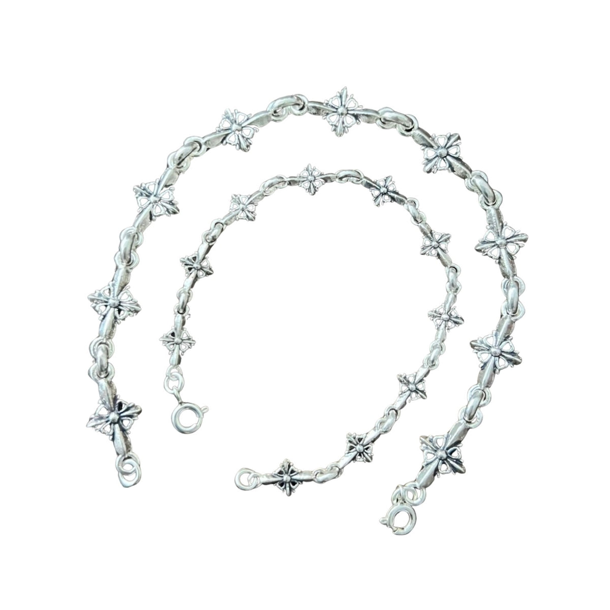 Handcrafted 999 Fine Silver Bracelet 42
