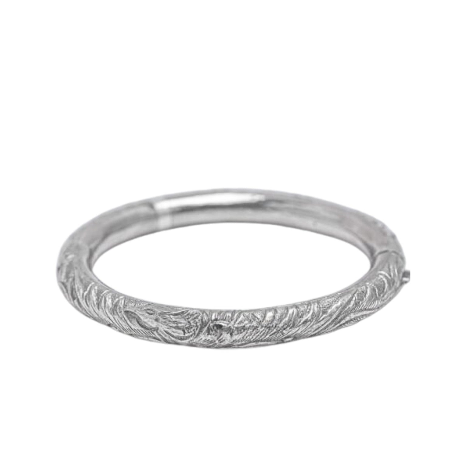 Handcrafted 999 Fine Silver Bracelet 6