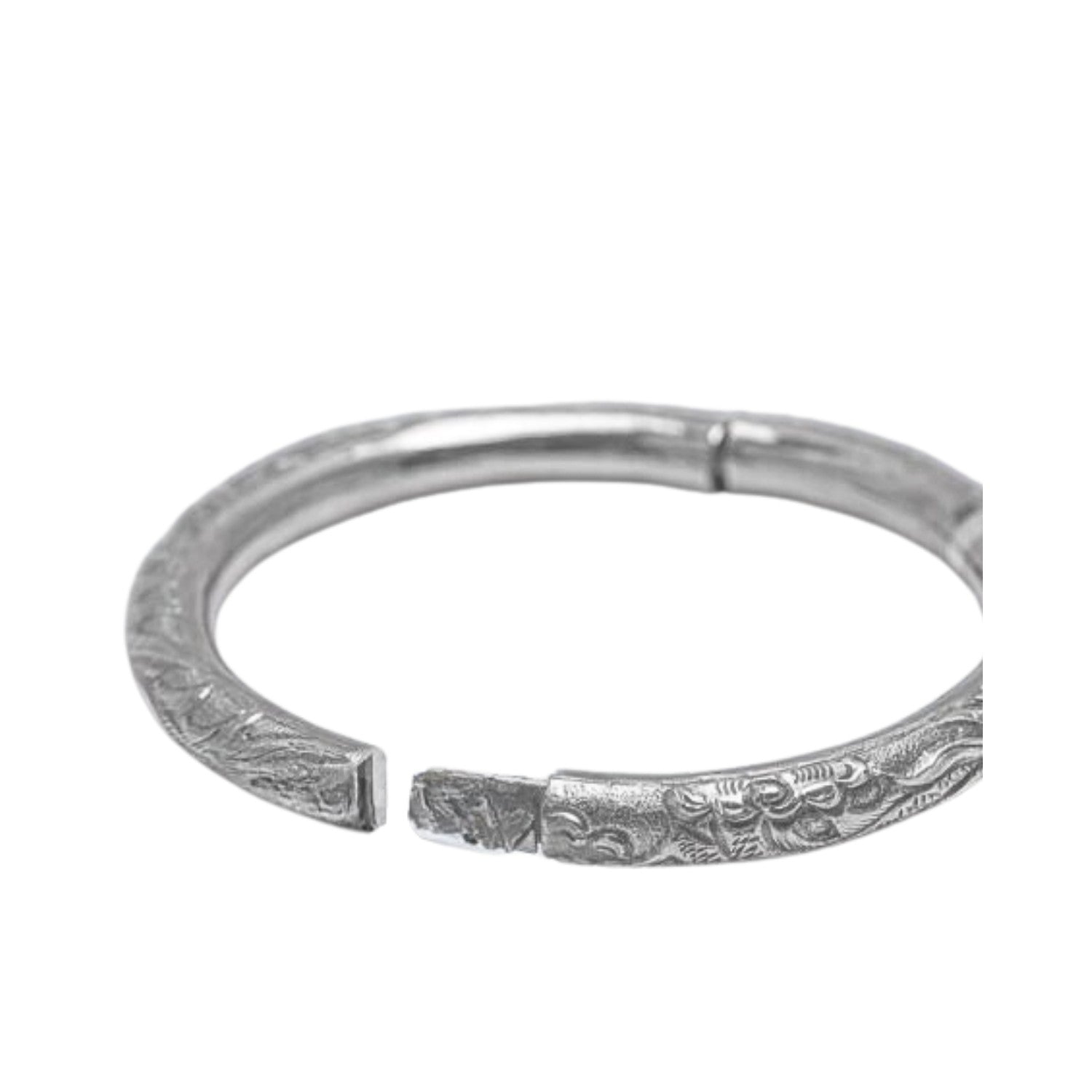 Handcrafted 999 Fine Silver Bracelet 6