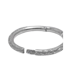 Handcrafted 999 Fine Silver Bracelet 6