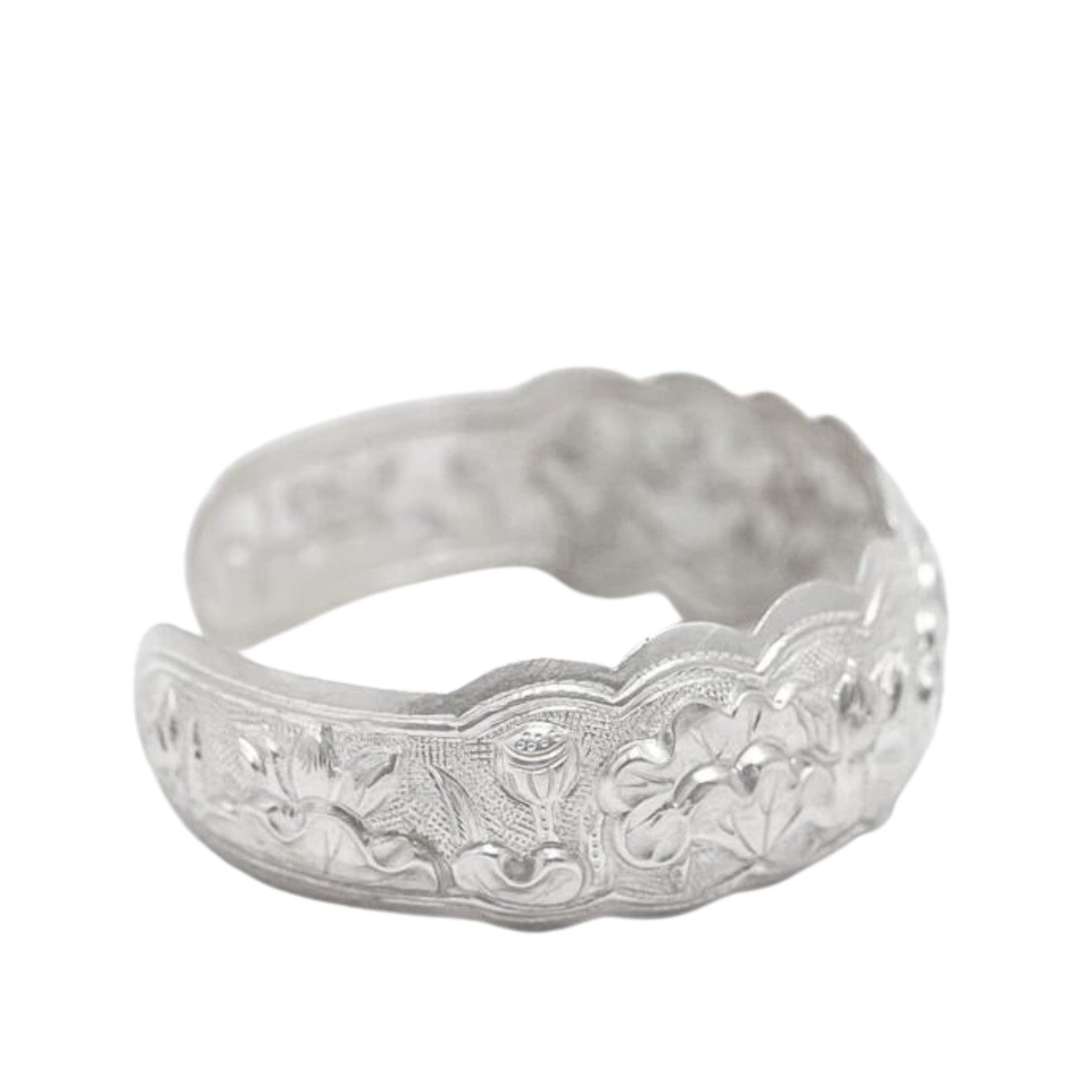 Handcrafted 999 Fine Silver Bracelet 8